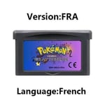 Eclat Pourpre Fra Gba-Cartouche De Jeu Vidéo 32 Bits, Carte De Console Série Pokemon, Cristal Liquide, Fusée Rouge Feu, Ventilateur Gaia Non Bouclé Pour Gba