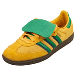 adidas Samba Lt Unisex Fashion Trainers in Yellow Green - 4 UK