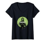 Call of Duty: Modern Warfare 2 Ghost Green Spotlight Shot T-Shirt avec Col en V