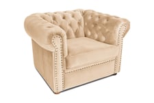 Chesterfield Deluxe Lenestol - lenestol Beige