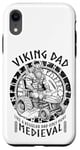 iPhone XR Funny Viking Dad Medieval Lawn Mower Lawnmower Father Figure Case