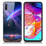 Fantasy Samsung Galaxy A70 skal - Meteorit Från Stad