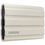 Samsung Portable T7 Shield 2 TB Disque dur externe SSD USB 3.1 (2è gén.) beige