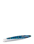 Tweezerman Mini Slant Tweezer Blue Mosaic Nude