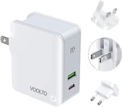 32W Fast Charger for iPhone, iPad, Samsung | Dual USB Wall Charger | EU/UK Plug