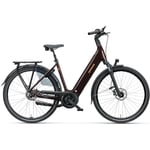 Elcykel Dam Batavus Finez Power Exclusive Dark Red Brown M 2025