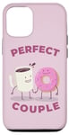 iPhone 12/12 Pro FUNNY COUPLE THE PERFECT COUPLE COFFEE AND DONUTS PERFECT Case