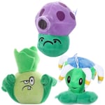 3 st Plants VS Zombies Plants Plyschset Boomerang Leksak, Bon