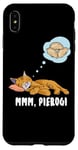 iPhone XS Max Cat dreaming about Pierogi Polska Polish Food Mmm Pierogi Case