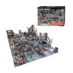 Battle Systems Sci-Fi Terrain - 28mm Modular 3D Space Terrain - Perfect for Wargaming and Roleplaying Tabletop Games - Full Colour Printed 3D Multi Level Building Models (Gothic Cityscapes)