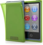 Étui Compatible avec Apple iPod Nano 7 - Coque Protection Silicone pour Lecteur MP3 - Chartreuse