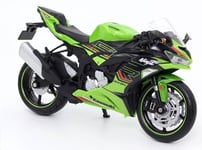 TURBO CHALLENGE - Moto Kawasaki Ninja - Die Cast - 029934-1/12 - Véhicule Roues Libres - Verte - Métal - Jouet Enfant - Voiture - Cadeau - Anniversaire - Miniature - À Partir de 3 Ans