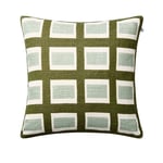 Chhatwal & Jonsson - Hira Cushion Cover 50x50 cm - Linen Cactus Green/Aqua - Pynteputer og putetrekk - Stig Jonsson