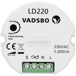 Tryckdimmer vadsbo - Ld220 dosformat vit plast