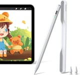 Stylet Ipad, Pencil Ipad Charge Rapide De 13 Minutes, Rejet De Paume, Adsorption Magnétique Stylo Ipad Compatible Avec Ipad 10/9/8, Ipad Pro 12.9""/11"", Ipad Air 5/4/3, Ipad Mini 6/5 Génération