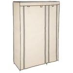 Penderie en tissu 107 x 175 x 45 cm beige