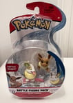 Pokemon Eevie Yamper Battle Figure Pack  2 Figures Set Battle Ready New Sealed