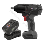 Sealey Premier SV20 Series 1/2&quot;Sq Drive Brushless Cordless Impact Wrench Ki