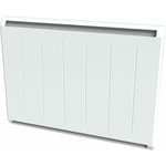 Carrera - radiateur a inertie Double Coeur Ceramique lcd 1000W - Blanc