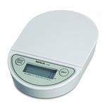 Maul 1622002 Letter Scales Oval Battery, Capacity 2000 g White