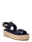 Tommy Hilfiger Mid Wedge Sandal Blå