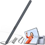 Galaxy S Pen Fold Edition Pour Galaxy Z Fold 6 Slim S-Pen/Galaxy Z Fold 5 Spens, Remplacement S Pen Pour Z Fold4/Fold3 Stylet + 3 Pointes/Pointes, Stylet À Niveau De Pression 4096-Gris-A