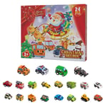 Calendar Trucks Cars Countdown Toys Car Blind Box Christmas Advent Calendar