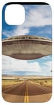 Coque pour iPhone 14 Plus UFO FUNNY THE END IS PRECHE 51 EXTERNETTOIRES Vaisseau SPATIAL VOLANT OVNI