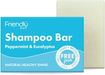 Friendly Soap Handmade Natural Peppermint & Eucalyptus 95 g (Pack of 1) 