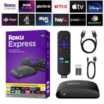 Roku Express HD Streaming Media Player With High Speed HDMI Cable - UK Model