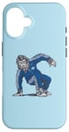 Coque pour iPhone 16 Break Dancing Sasquatch B-Boy Bigfoot Dancer