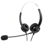 Elikliv 300D-USB Headset Computer Headset Customer Service Headset Operator Customer Service Headphones With Microphone