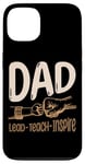 iPhone 13 Lead Teach Inspire Black Dad Teacher Teaching Case