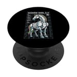 Licorne Gamer Girl Cyberpunk Robot Magique Jeu PopSockets PopGrip Adhésif