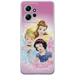 ERT GROUP mobile phone case for Xiaomi REDMI NOTE 12 4G original and officially Licensed Disney pattern Princesses 005 optimally adapted to the shape of the mobile phone, case made of TPU