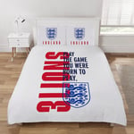 England Double Duvet Set Kids England FC Bedding Set | 3 Lions Bed Set