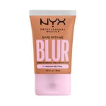 NYX Professional Makeup Fond de Teint Effet Flouté Bare With Me Blur, Couvrance Moyenne, Fini Mat Naturel, Niacinamide, Matcha & Glycérine, Hydratation Jusqu'A 12H, Teinte : Medium Neutral (11)