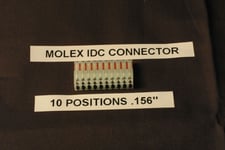 CONNECTEUR MOLEX 10 BROCHES IDC 0.156"