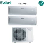 Climatiseur dual split inverter série climavair plus vai 8 12+12 avec vaf8-050w2no r-32 12000+12000 - Vaillant