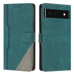 Google Pixel 6a Wallet Case Pu -nahkainen korttisuojus, jossa kätevä jalustaominaisuus