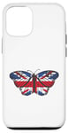 iPhone 12/12 Pro UK Flag Butterfly Case