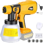 Pulvérisateur de peinture sans fil pour batterie Dewalt 20 V, outil électrique sans fil HVLP, pistolet à peinture