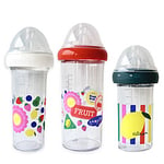 Lot de 3 Biberons Fruits - 210 ml et 360 ml