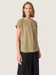 Soaked In Luxury Kettie Top, Covert Green