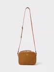 Crew Clothing Leather Camera Bag, Tan