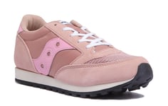 Saucony Jazz Original Vintage Classic Lace Up Trainer In Pink Size Uk 13 - 4.5