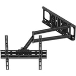 FORGING MOUNT TV Wall Bracket with 650mm Long Arm for Most 26-60 Inch Flat Curved TVs, Full Motion Extension Articulating Arms, Swivel Tilt TV Wall Mount Corner TV Mount, Max VESA 400x400mm up to 35kg