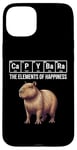 iPhone 15 Plus Capybara The Elements Of Happiness Periodic Table Chemistry Case