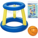 Childrens Inflatable Floating BasketBall Net Game Boys Girls Swimming Pool Toy