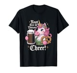 Womens Oktoberfest Unicorn Root Beer Unicorn Cheer T-Shirt